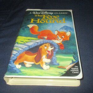 Disney's The Fox and the Hound (VHS, 1994, Black Diamond Edition) Clamshell Case